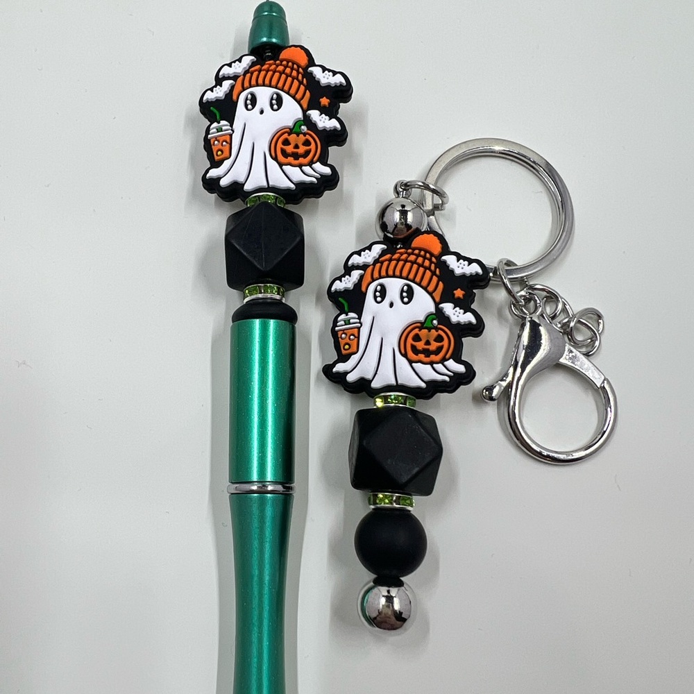 HALLOWEEN Custom Bead Pen & Keychain Set